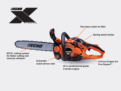 Echo CS2511PN Rear Handle Chainsaw — 25cc, 12" Bar | CLEARANCE