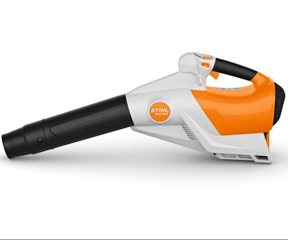 Stihl leaf blower on a white background