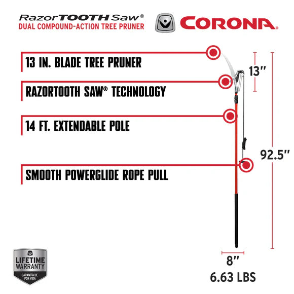 Corona TP 6870 Dual Compound Action Tree Pruner